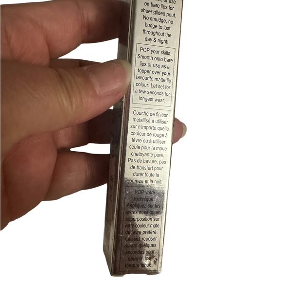 Pop Beauty Topper Popper Metallic Lip Stain Pink Popper NIB - Picture 5 of 5